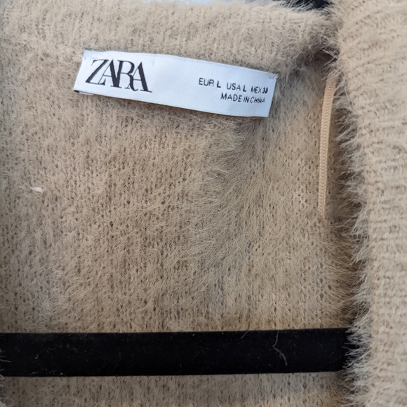 Zara fur cardigan - Picture 2 of 2